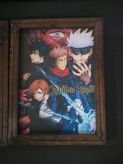 Anime poster demon slayer jujutsu