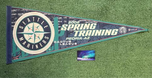 Vintage 2000s Seattle Mariners spring Training Peoria Arizona pennant