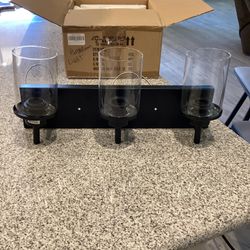 Black 3 Light Vanity Bar New!  Never Installed! 