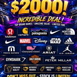 600 MENS SHIRTS FOR $2000!