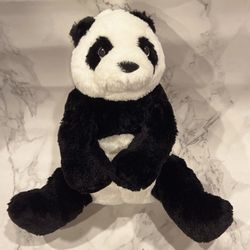 Panda soft toy white and black 