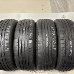 Set 4 Tires 235 60 18 Hankook Kinergy Gt High Tread
