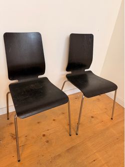 Black chairs