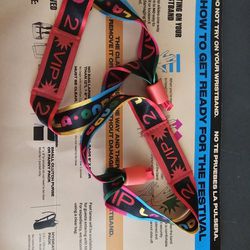 La Onda Festival By Bottlerock 2 VIP Admission Wristbands For 6\1 & 6\2