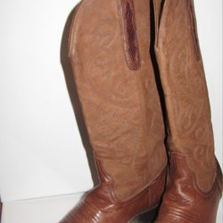 Nine West Cowboy Boots Brown Size 7 Women