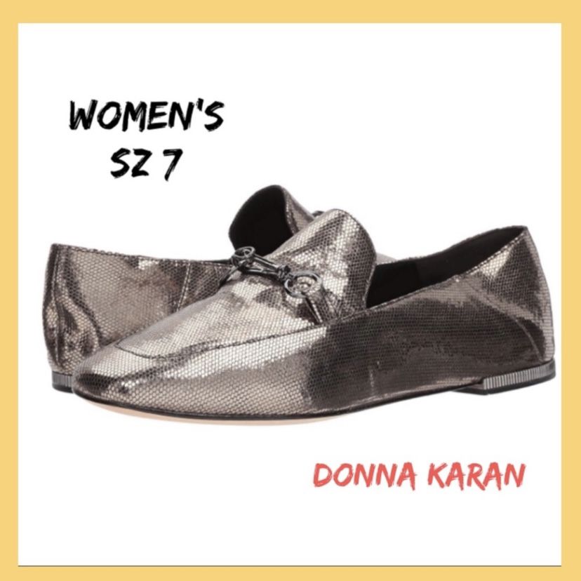 NIB Womens Designer Donna Karan Loafer Sz:7