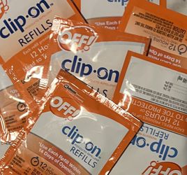 (10) Off Clip On Refills 