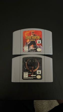 Duke Nukem 64 - Quake - FPS Shooter N64 Bundle