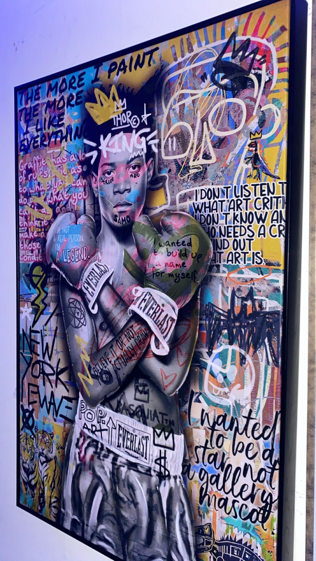 Wallart Of Jean Michel Basquiat
