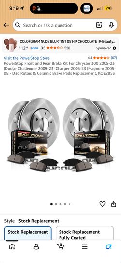 Dodge charger brake kit