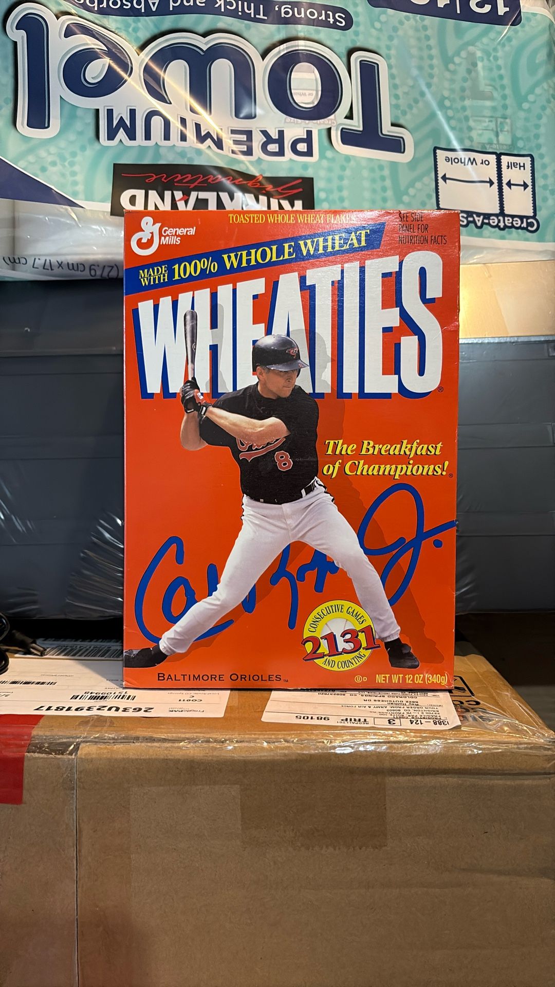 Cal Ripken Jr Wheaties Box Un Opened From 96