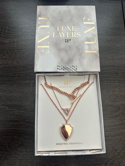 Luxe Layers by BP. “What will you reveal?”  Rose Gold necklaces #jewelry #luxelayers