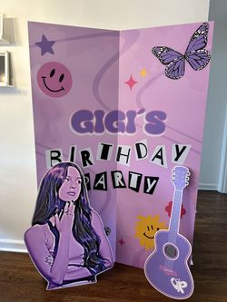 Olivia Rodrigo Bday Backdrop