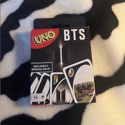BTS uno cards + Bt21 Plushie