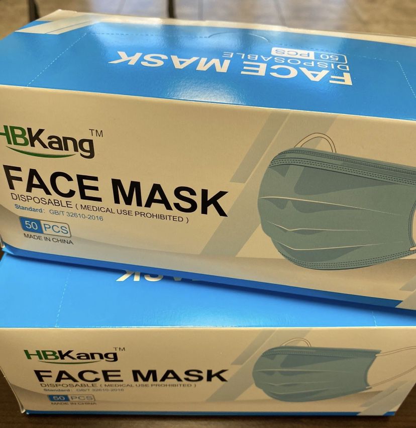 Face Masks $ 5 Box Of 50 