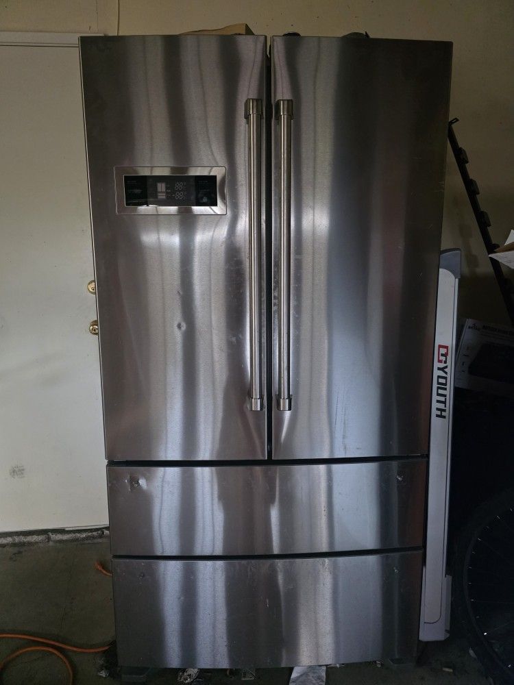 Top Refrigerator Bottom 2 Drawer Freezer