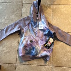 696 Girls Bonded Fleece Pullover Hoodie - Girls Large