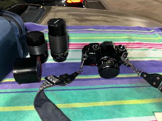 Pentax KS-2 35mm Film Camera with Lenses