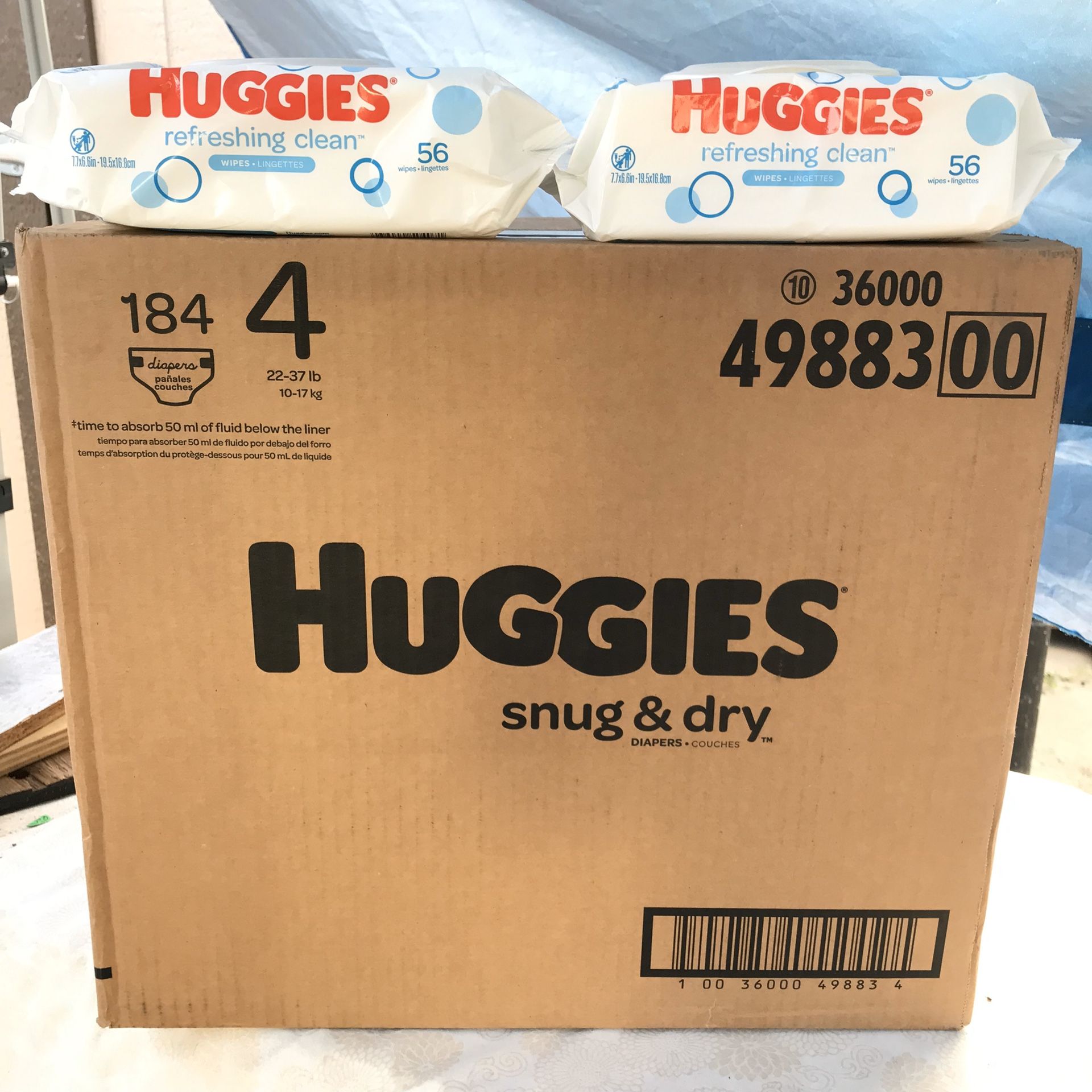 Huggies Size 4/Wipes📍NO DELIVERY📍READ DESCRIPTION FOR LOCATION📍