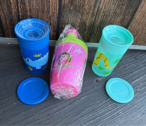 Dr browns cups and a flip top cup