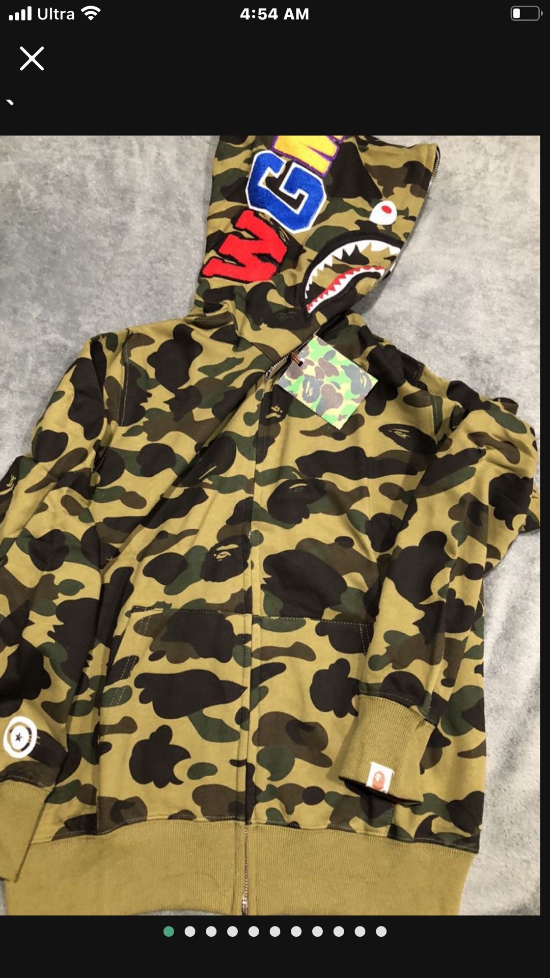 Green Bape Hoodie. S,m,l,xl