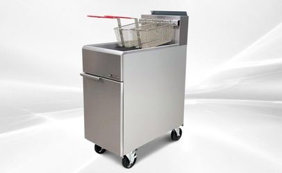 50 lbs NSF Restaurant natural gas Deep fryer HFRF-120B-NG