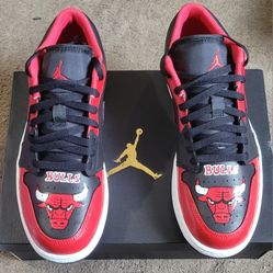 Nike Air Jordan 1 Low Custom Chicago Bulls 