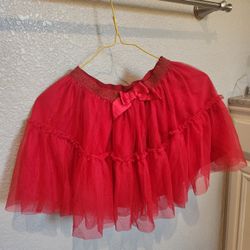 Girls Red Skirt