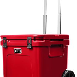 Yeti Rescue Red 60 Rolling Cooler-bran new
