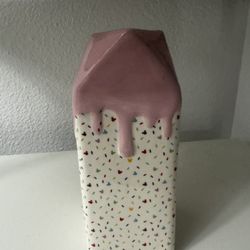 milk carton disney vase