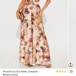 Wide Leg Jumpsuit ! Size Large 