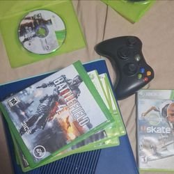 Xbox 360 console and games