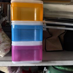 3 Stack Plastic Organizing Drawers