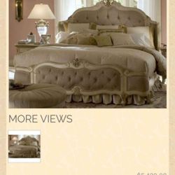 Bed frame Michael Amini, AICO, LAVELLE QUEEN WING MANSION BED