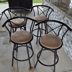 Juego De 4 Barstool