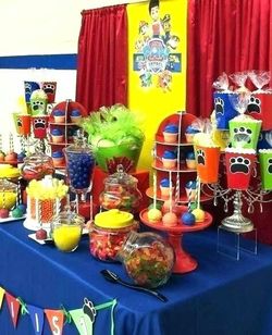 Paw Patrol Candy Table