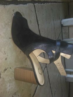 Strappy Suede wedges
