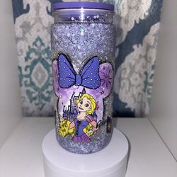 Rapunzel snow globe cup