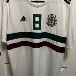 Adidas Chucky Lozano #8 Mexico Jersey • XL (Could Fit Large)