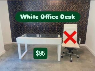 Workstation White Desk (1 Available)
