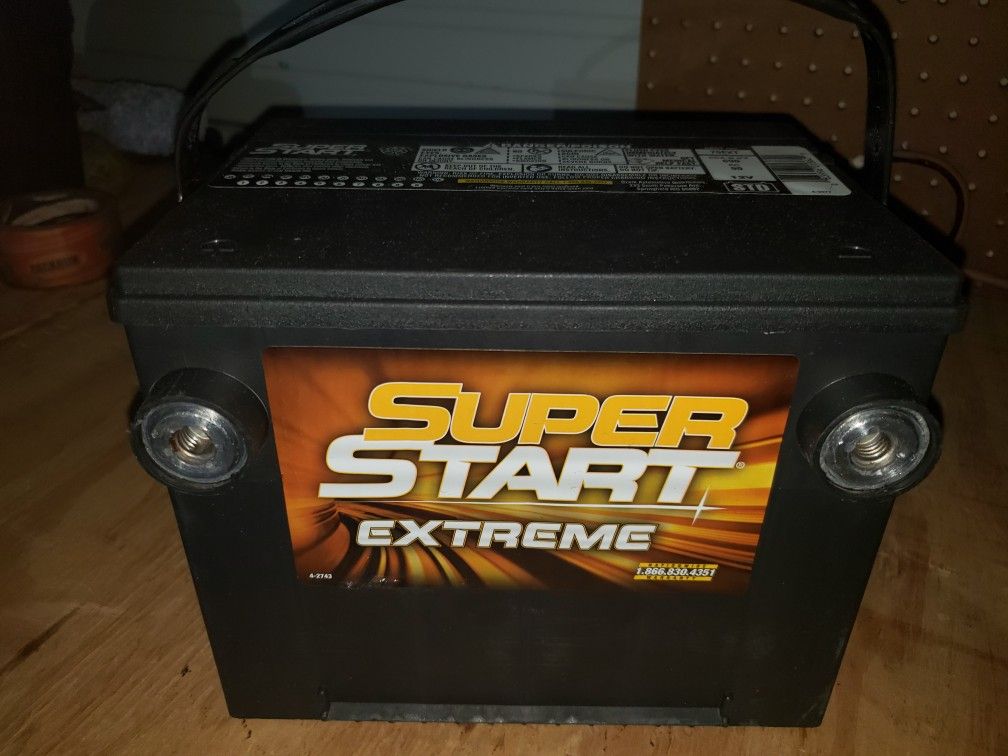Superstart Extreme Car Truck Battery Group 75 Side Post Perfect Condition