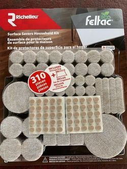 RICHELIEU Eco Feltac Surface Savers Household Kit 310 Pieces