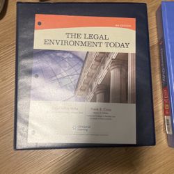 The Legal Environment Today