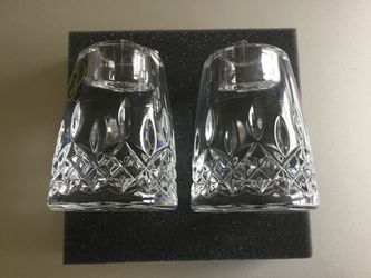1 pair of Waterford crystal candle holders