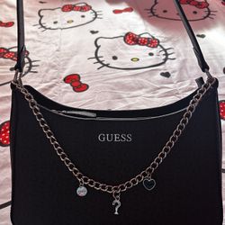 Guess black and grey Shoulder Bag 