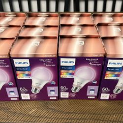 12 WiZ Smart Bulbs 60w Full Color