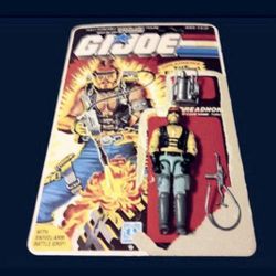 GI Joe 1985 Dreadnok Torch Vintage Action Figure 100% Complete W/ Full File Card Nice!