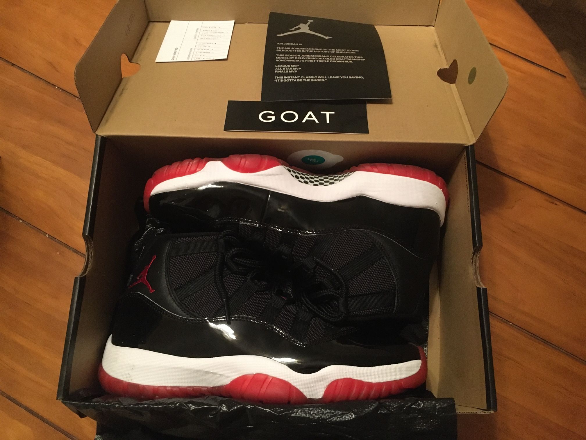 Air Jordan Retro 11s - Black/red