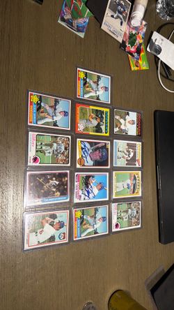 Steve Garvey autos Lot. (13 cards)