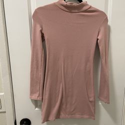 Body Con Turtle Neck Dress